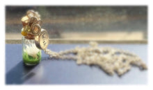 Load image into Gallery viewer, Wish in a jar necklace