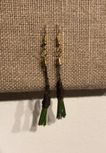 Load image into Gallery viewer, Pine Needle Broomstick Dangle Earrings