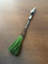 Load image into Gallery viewer, Pine Needle miniature broomstick clip-smoking accessory or photo holder