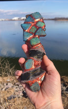 Load and play video in Gallery viewer, Serpent Stone Wand Sculpture/Prop
