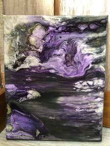 Talking Clouds Abstract Painting