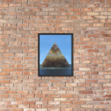 Load image into Gallery viewer, Skull Pyramid Framed Print

